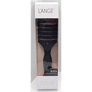 L'ANGE HAIR Siena Flexi Vented Hair Brush Detangle Nylon Bristle Black 2148